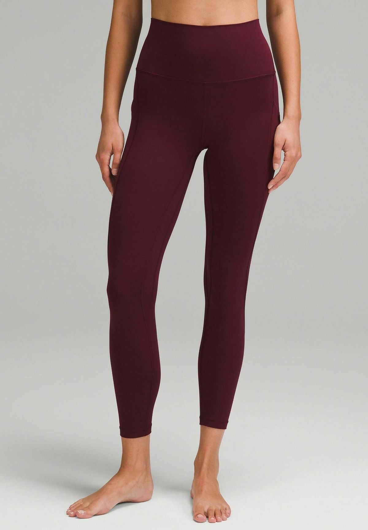 Cherry Burgundy soft life legging