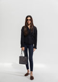 the knit wrap.