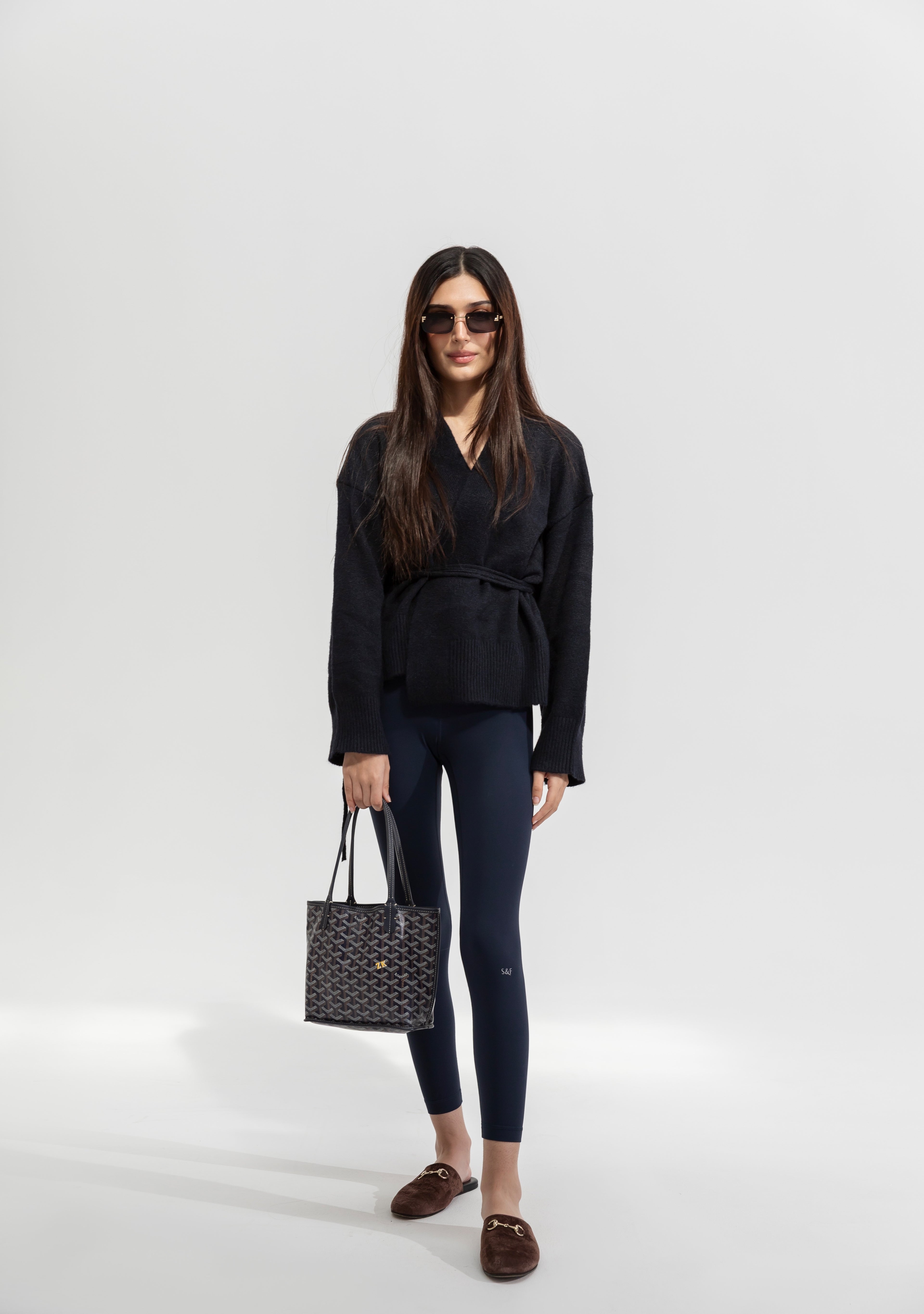 the knit wrap.